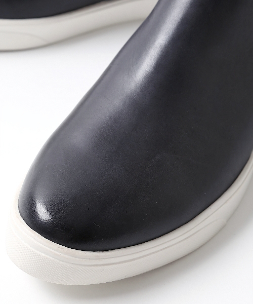 collex（コレックス）の「サイドゴアハイカットスニーカー（スニーカー・レディース・グレー/ネイビー・36/37/38）」の3枚目の写真