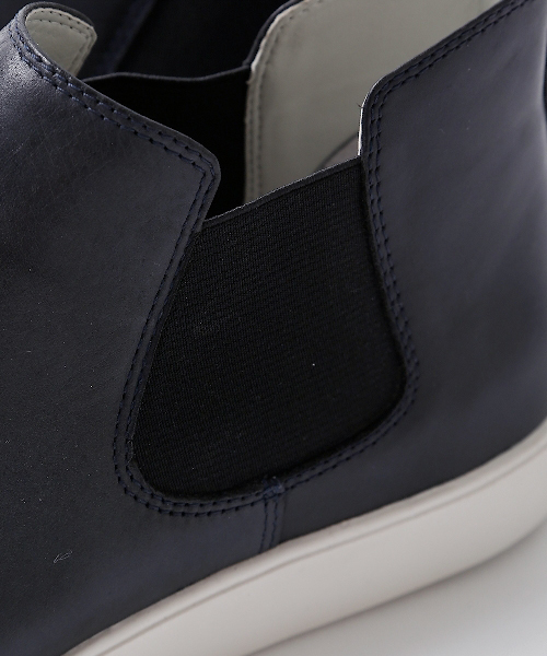 collex（コレックス）の「サイドゴアハイカットスニーカー（スニーカー・レディース・グレー/ネイビー・36/37/38）」の4枚目の写真