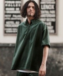 CAMBIO | mhs2128- ストレッチコーデュロイハーフジップシャツ(シャツ/ブラウス)