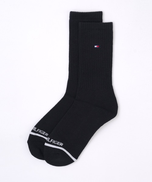 TOMMY HILFIGER(トミーヒルフィガー)の「TOMMY HILFIGER/トミーヒルフィガー ブランド ロゴ 抗菌防臭 足底パイル 靴下 クルーソックス 3足セット 23cm 24cm 25cm(ソックス/靴下・レディース・ブラック/その他2/その他1・23~25cm)」の8枚目の写真
