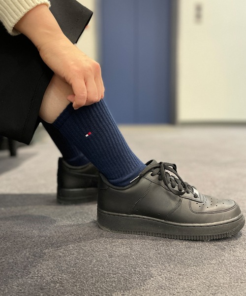 TOMMY HILFIGER(トミーヒルフィガー)の「TOMMY HILFIGER/トミーヒルフィガー ブランド ロゴ 抗菌防臭 足底パイル 靴下 クルーソックス 3足セット 23cm 24cm 25cm(ソックス/靴下・レディース・ブラック/その他2/その他1・23~25cm)」の7枚目の写真