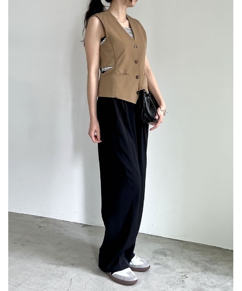 セール】[2024SS COLLECTION]ライトツイルサイドカッティングV