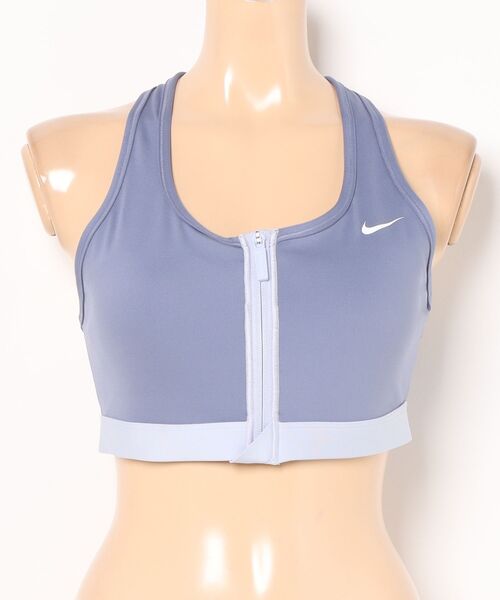 NIKE（ナイキ）の「《NIKEアパレル》WS DF スウッシュ PDEDフルジップブラ（スポーツブラ・レディース・ブラック/ブルー系その他/レッド系その他・XL/L/M/S）」の2枚目の写真