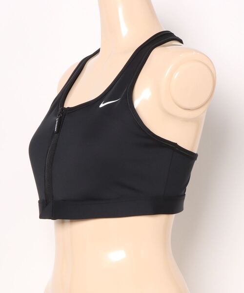 NIKE（ナイキ）の「《NIKEアパレル》WS DF スウッシュ PDEDフルジップブラ（スポーツブラ・レディース・ブラック/ブルー系その他/レッド系その他・XL/L/M/S）」の4枚目の写真