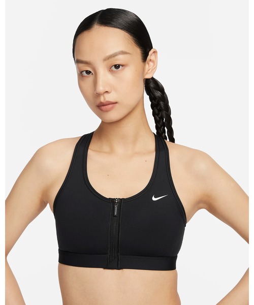 NIKE（ナイキ）の「《NIKEアパレル》WS DF スウッシュ PDEDフルジップブラ（スポーツブラ・レディース・ブラック/ブルー系その他/レッド系その他・XL/L/M/S）」の6枚目の写真