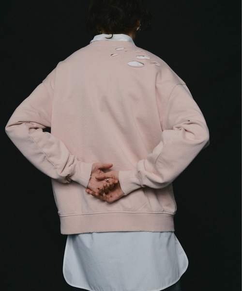 led.tokyo（レッドトウキョウ）の「【led.tokyo】DAMAGE SWEAT