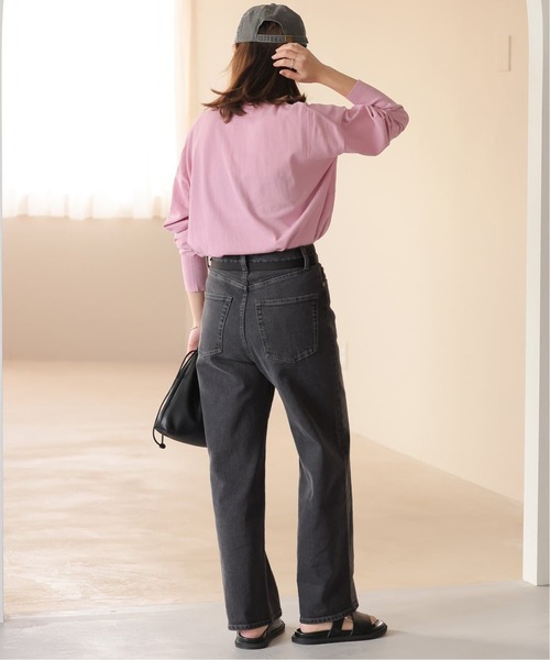 JOURNAL STANDARD relume(ジャーナルスタンダード レリューム)の「《追加3》ストレッチデニムストレート 5ポケット(デニムパンツ・レディース・チャコールグレー/ブルー系その他・36/38/40)」の5枚目の写真