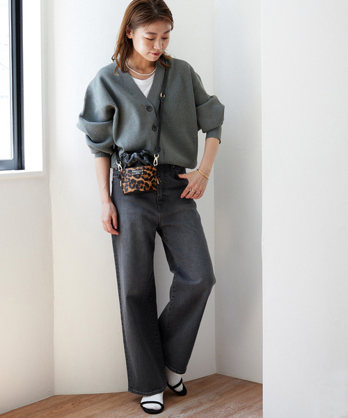 JOURNAL STANDARD relume(ジャーナルスタンダード レリューム)の「《追加3》ストレッチデニムストレート 5ポケット(デニムパンツ・レディース・チャコールグレー/ブルー系その他・36/38/40)」の9枚目の写真