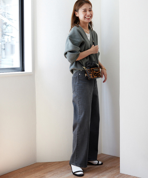 JOURNAL STANDARD relume(ジャーナルスタンダード レリューム)の「《追加3》ストレッチデニムストレート 5ポケット(デニムパンツ・レディース・チャコールグレー/ブルー系その他・36/38/40)」の12枚目の写真