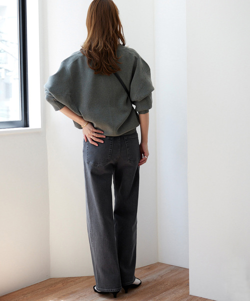JOURNAL STANDARD relume(ジャーナルスタンダード レリューム)の「《追加3》ストレッチデニムストレート 5ポケット(デニムパンツ・レディース・チャコールグレー/ブルー系その他・36/38/40)」の13枚目の写真