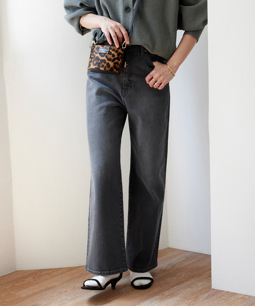 JOURNAL STANDARD relume(ジャーナルスタンダード レリューム)の「《追加3》ストレッチデニムストレート 5ポケット(デニムパンツ・レディース・チャコールグレー/ブルー系その他・36/38/40)」の15枚目の写真