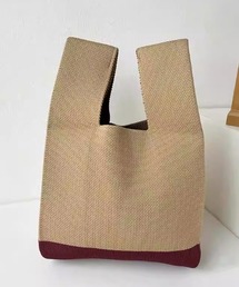 マルシェバッグ ニットバッグ ミニトート