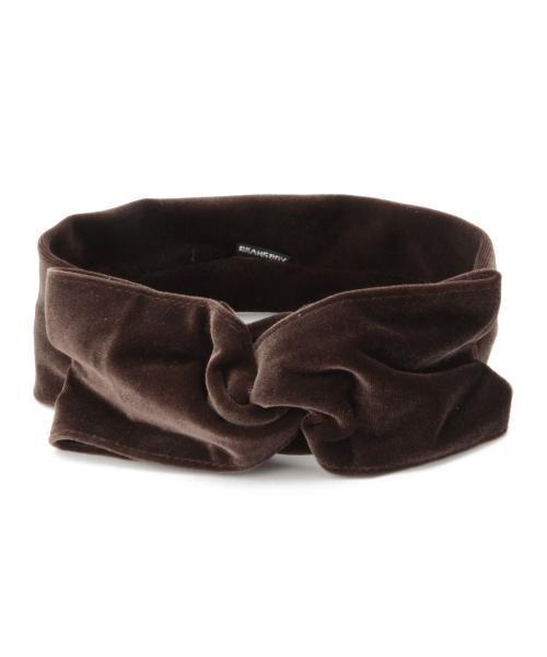 BEAMS BOY（ビームスボーイ）の「BEAMS BOY / ベロアリボン ヘアバンド（ヘアバンド・レディース・ブラウン/ワイン/ネイビー・ONE SIZE）」の12枚目の写真