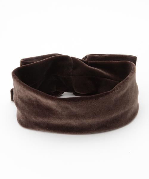 BEAMS BOY（ビームスボーイ）の「BEAMS BOY / ベロアリボン ヘアバンド（ヘアバンド・レディース・ブラウン/ワイン/ネイビー・ONE SIZE）」の8枚目の写真