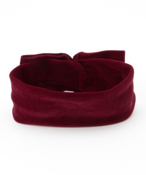 BEAMS BOY（ビームスボーイ）の「BEAMS BOY / ベロアリボン ヘアバンド（ヘアバンド・レディース・ブラウン/ワイン/ネイビー・ONE SIZE）」の10枚目の写真