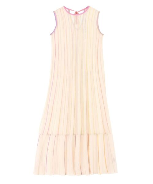 LAGUNAMOON（ラグナムーン）の「ラメレインボーニットワンピース（ワンピース・レディース・グリーン/アイボリー/オレンジ・MEDIUM/SMALL）」の7枚目の写真