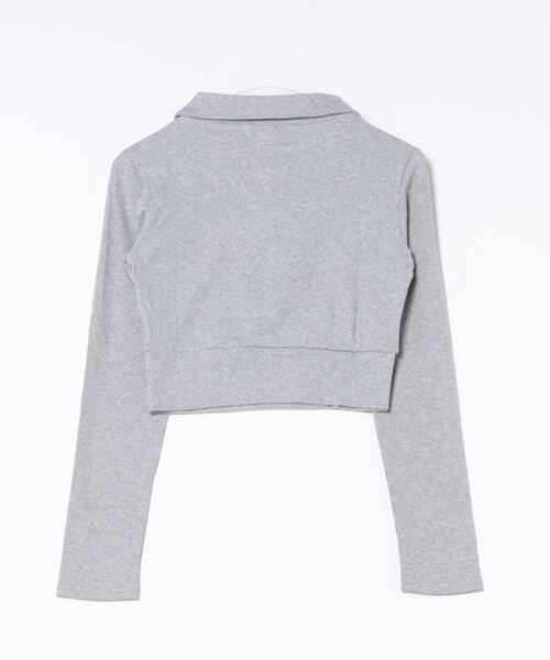 HALEY PESCA(ヘーリーペスカ)の「HALEY PESCA/無地ポロカットソー(Tシャツ/カットソー・レディース・グレー/ホワイト/ブラック・MEDIUM/SMALL/LARGE)」の22枚目の写真