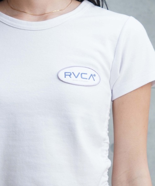 RVCA（ルーカ）の「【ムラサキスポーツ限定】RVCA/ルーカ 半袖Tシャツ/チビT ワッペンロゴ BE043-P23（Tシャツ/カットソー・レディース・ホワイト/ブラック・M/S）」の12枚目の写真