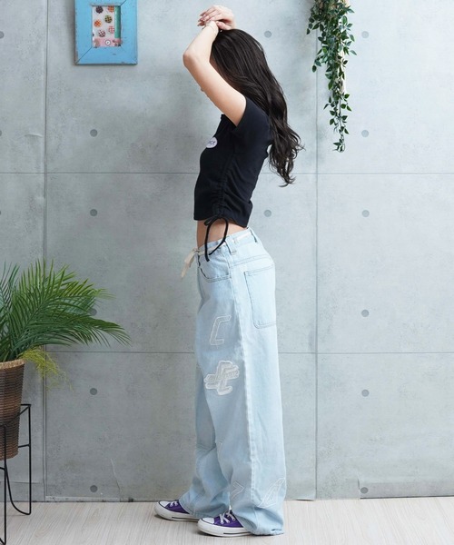RVCA（ルーカ）の「【ムラサキスポーツ限定】RVCA/ルーカ 半袖Tシャツ/チビT ワッペンロゴ BE043-P23（Tシャツ/カットソー・レディース・ホワイト/ブラック・M/S）」の19枚目の写真