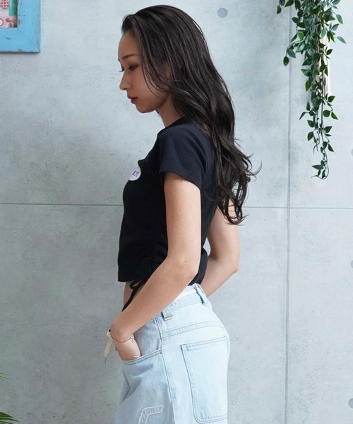 RVCA（ルーカ）の「【ムラサキスポーツ限定】RVCA/ルーカ 半袖Tシャツ/チビT ワッペンロゴ BE043-P23（Tシャツ/カットソー・レディース・ホワイト/ブラック・M/S）」の15枚目の写真