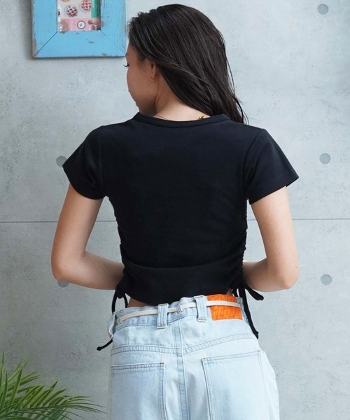 RVCA（ルーカ）の「【ムラサキスポーツ限定】RVCA/ルーカ 半袖Tシャツ/チビT ワッペンロゴ BE043-P23（Tシャツ/カットソー・レディース・ホワイト/ブラック・M/S）」の16枚目の写真