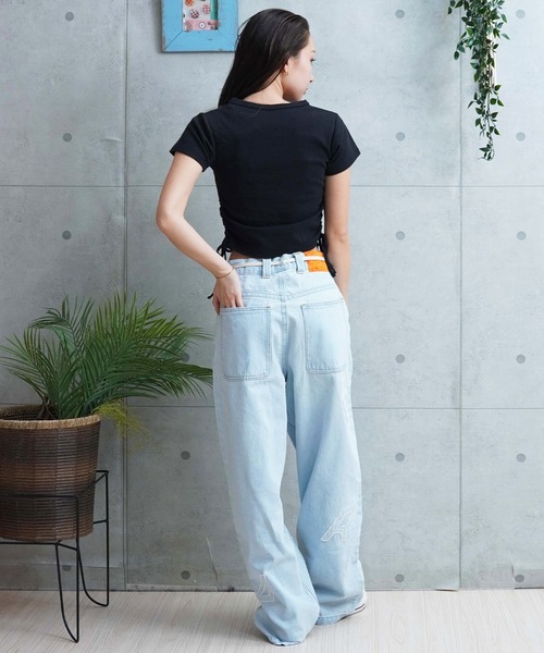 RVCA（ルーカ）の「【ムラサキスポーツ限定】RVCA/ルーカ 半袖Tシャツ/チビT ワッペンロゴ BE043-P23（Tシャツ/カットソー・レディース・ホワイト/ブラック・M/S）」の20枚目の写真