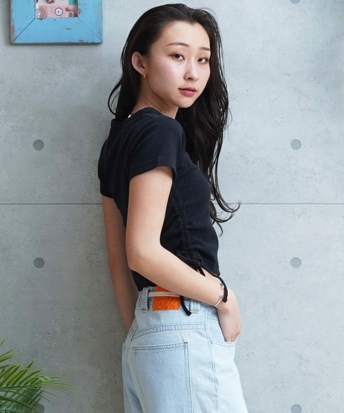 RVCA（ルーカ）の「【ムラサキスポーツ限定】RVCA/ルーカ 半袖Tシャツ/チビT ワッペンロゴ BE043-P23（Tシャツ/カットソー・レディース・ホワイト/ブラック・M/S）」の17枚目の写真