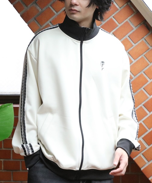 ８(eight)（エイト）の「トラックジャケット（ジャージ・メンズ・ベージュ系その他2/ブラック/ベージュ系その他/ワイン・MEDIUM/LARGE）」の20枚目の写真