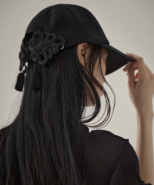 tanakadaisuke/タナカダイスケ】《STUDIOUS別注》China ribbon cap