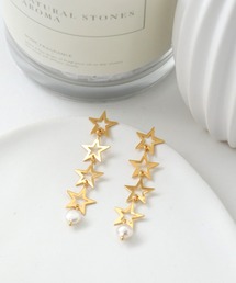 スター×淡水パールピアス
