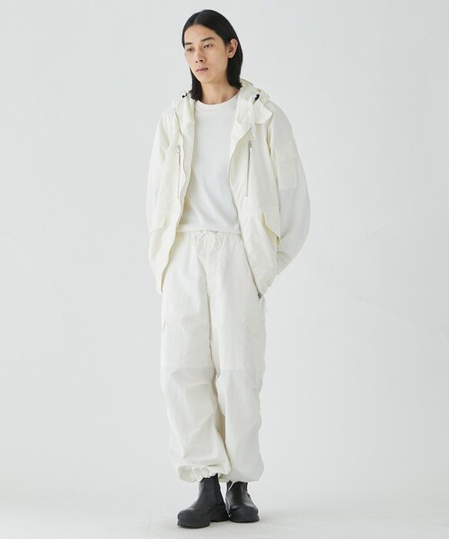marka（マーカ）の「STUDIOUS別注 TECH ECWCS JACKET（ミリタリージャケット・メンズ・ホワイト/ブラック/ダークグレー・1/2）」の5枚目の写真