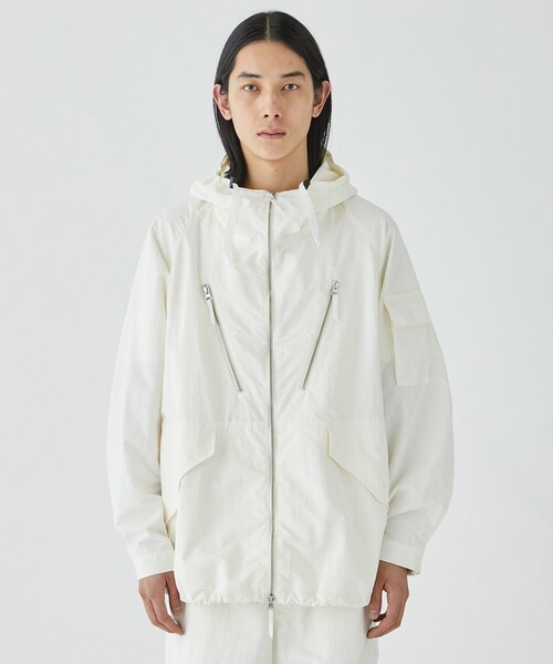 marka（マーカ）の「STUDIOUS別注 TECH ECWCS JACKET（ミリタリージャケット・メンズ・ホワイト/ブラック/ダークグレー・1/2）」の7枚目の写真