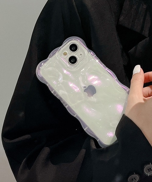 c.u.l（シーユーエル）の「オーロラフィルム風クリア iPhoneカバー スマホケース ipc704（スマホケース/カバー・レディース・ブルー系その他/ピンク系その他・iPhone 15 Pro Max/iPhone 15 Pro/iPhone 15 Plus/iPhone 15/iPhone 14 Pro Max/iPhone 14 Pro/iPhone 14/iPhone 13 Pro Max/iPhone 13 Pro/iPhone 13/iPhone 16 Pro/iPhone 16/iPhone 17）」の11枚目の写真