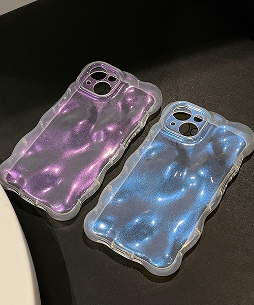 c.u.l（シーユーエル）の「オーロラフィルム風クリア iPhoneカバー スマホケース ipc704（スマホケース/カバー・レディース・ブルー系その他/ピンク系その他・iPhone 15 Pro Max/iPhone 15 Pro/iPhone 15 Plus/iPhone 15/iPhone 14 Pro Max/iPhone 14 Pro/iPhone 14/iPhone 13 Pro Max/iPhone 13 Pro/iPhone 13/iPhone 16 Pro/iPhone 16/iPhone 17）」の12枚目の写真