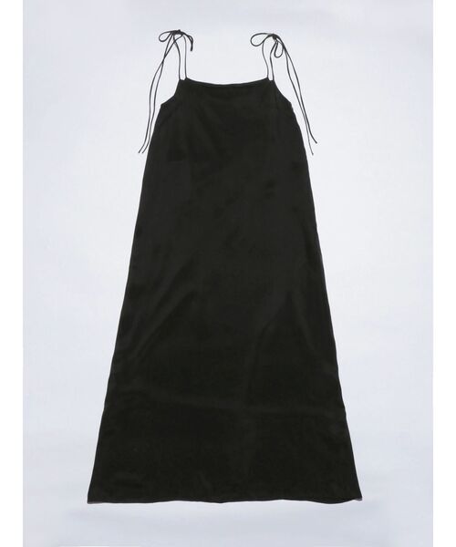 VEQUM(VEQUM)の「【VEQUM】NARROW STRAP CA OP(ワンピース・レディース・ブルー/ブラック/グレー・FREE)」の1枚目の写真
