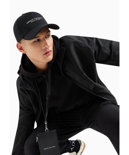 ARMANI EXCHANGE(アルマーニエクスチェンジ)の「【A|X アルマーニ エクスチェンジ】ジップデザイン フーデッドスウェットプルオーバー(スウェット・メンズ・ブラック/グリーン・X-LARGE/X-SMALL/XX-LARGE/LARGE/MEDIUM/SMALL)」の7枚目の写真