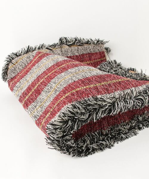 sara mallika（サラ マリカ）の「JACQUARD TOTE BAG（ハンドバッグ・レディース・ブラック/レッド・FREE）」の4枚目の写真