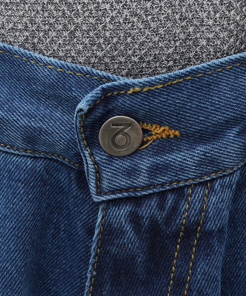 417 EDIFICE（フォーワンセブンエディフィス）の「【360 / three sixty】 Loose Fit Carpenter Denim Shorts（デニムパンツ・メンズ・ブルー/ブラック・34/32）」の17枚目の写真