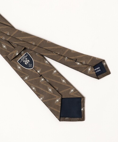 JOHN COMFORT / ダイヤモンド柄 ジャカード ネクタイ