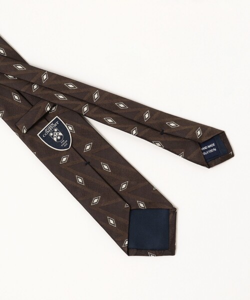 JOHN COMFORT / ダイヤモンド柄 ジャカード ネクタイ