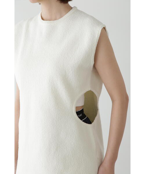 JILL STUART（ジルスチュアート）の「◆サイドオープンニットトップス（ニット/セーター・レディース・ホワイト/ブラック・FREE）」の10枚目の写真