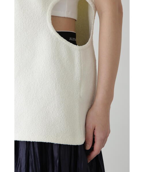 JILL STUART（ジルスチュアート）の「◆サイドオープンニットトップス（ニット/セーター・レディース・ホワイト/ブラック・FREE）」の11枚目の写真