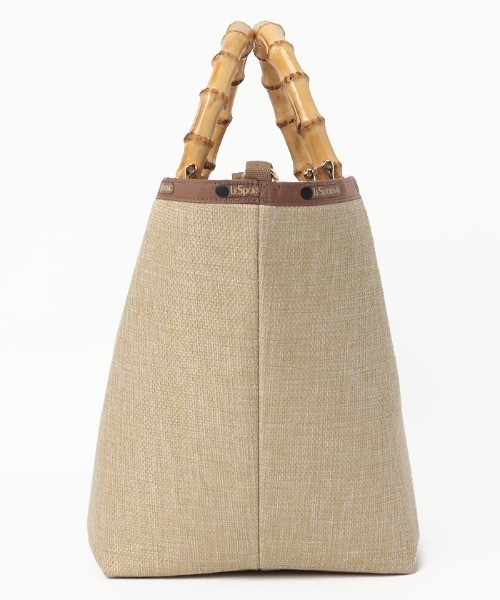 LeSportsac（レスポートサック）の「MED BAMBOO RAFFIA TOTE ラフィアナチュラル（トートバッグ・レディース・ベージュ・FREE）」の10枚目の写真