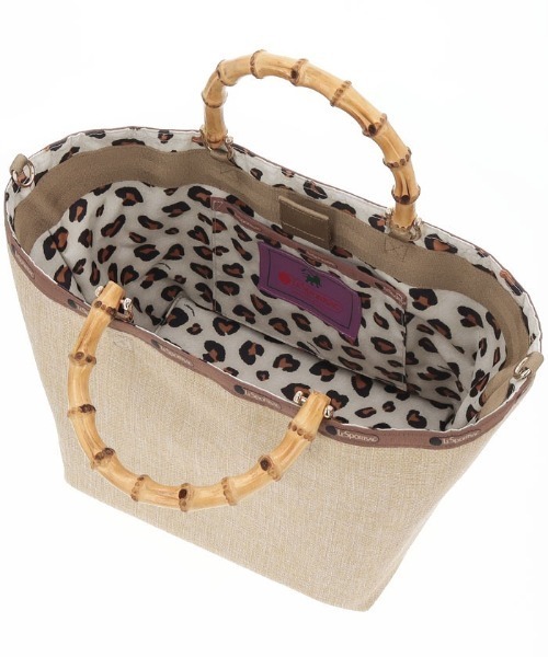 LeSportsac（レスポートサック）の「MED BAMBOO RAFFIA TOTE ラフィアナチュラル（トートバッグ・レディース・ベージュ・FREE）」の15枚目の写真