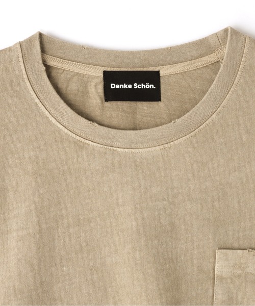 WEB&DEPOT限定】DankeSchon/活性染ポケット S/S tee（Tシャツ