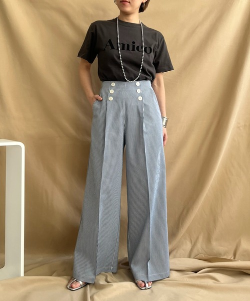 LHELBIE(レルビエ)の「マリンパンツ(その他パンツ・レディース・ベージュ/ブルー/ブラック・M)」の4枚目の写真