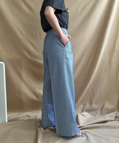LHELBIE(レルビエ)の「マリンパンツ(その他パンツ・レディース・ベージュ/ブルー/ブラック・M)」の9枚目の写真