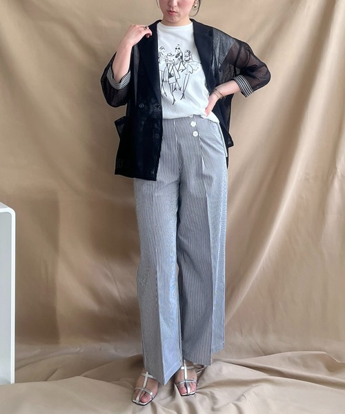 LHELBIE(レルビエ)の「マリンパンツ(その他パンツ・レディース・ベージュ/ブルー/ブラック・M)」の18枚目の写真