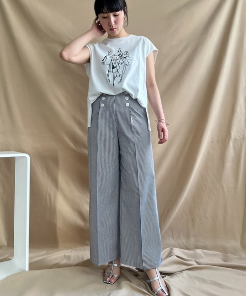 LHELBIE(レルビエ)の「マリンパンツ(その他パンツ・レディース・ベージュ/ブルー/ブラック・M)」の16枚目の写真