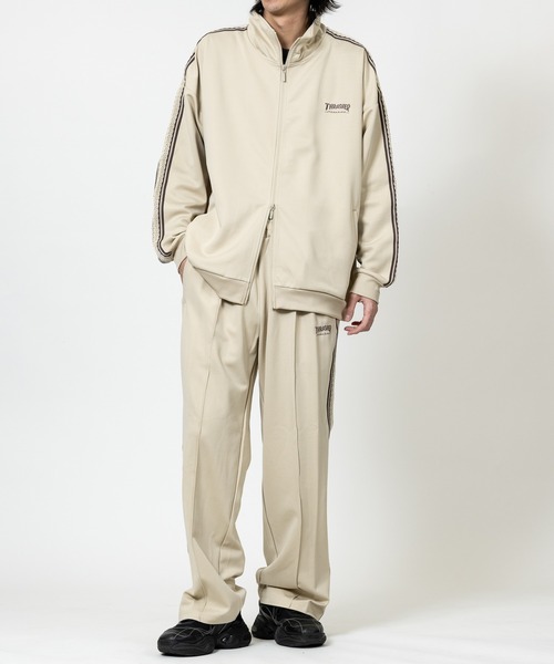 THRASHER(スラッシャー)の「【3】〔THRASHER/スラッシャー〕サイドライン ワイドトラックパンツ(ジャージ・メンズ・オフホワイト/グリーン/ブラック/ベージュ・LARGE/MEDIUM/X-LARGE)」の21枚目の写真